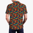 thumbnail image 2 of Polo Shirts for Men, Circle colorful dot pattern Cuteness Casual Mens Polo Shirts Short Sleeve Button Down Classic Mens Golf Polo Shirts, 2 of 7
