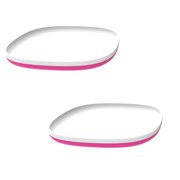ZoLi NOSH Ceramic Plates Set of 2 - Pink