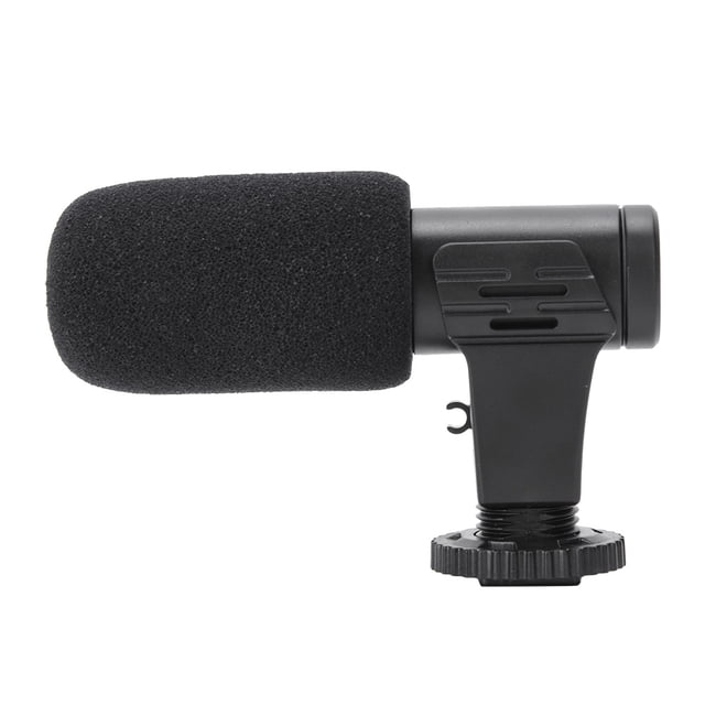 Micrófono externo universal MAMEN MIC-06 para cámara de teléfono móvil, para entrevistas y videoblogs en vivo