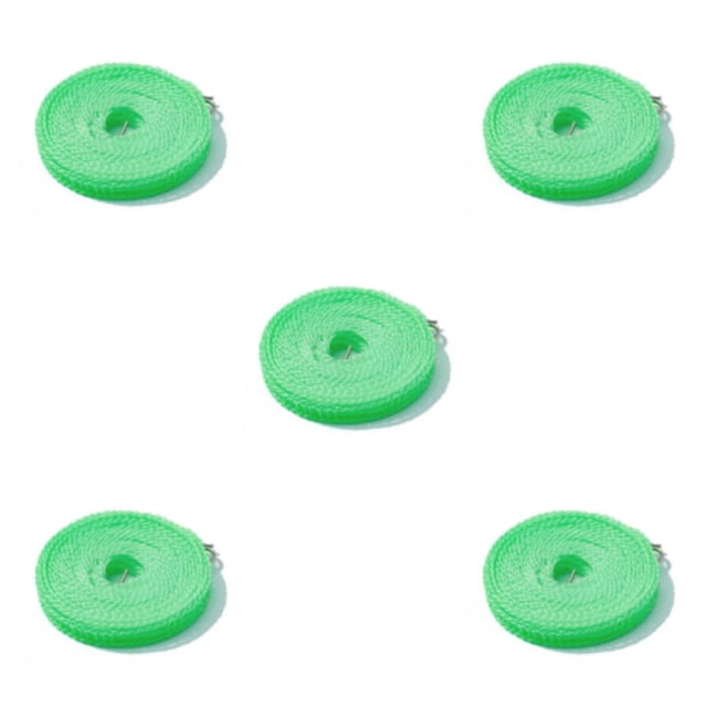 Yuarrent Tendedero ajustable de 3/5/8/10M, cuerda tipo valla, cuerda portátil para ropa, edredón, cuerda para airear, perchas para exteriores, Type2 NO2