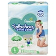 thumbnail image 4 of Pampers Splashers Swim Diapers Size L 17 Count, 4 of 12