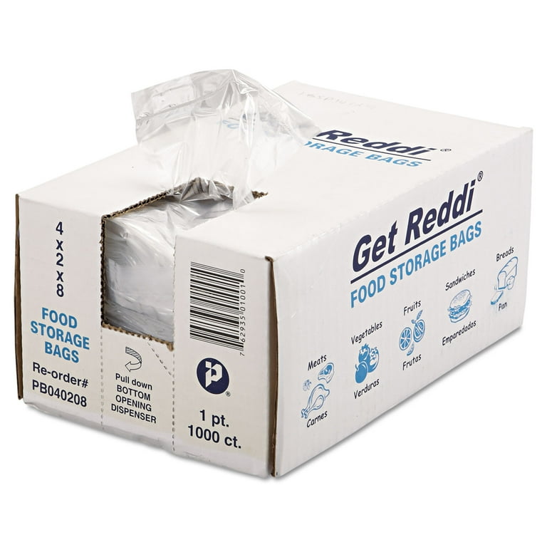 Aviditi PBR114 Resealable Polypropylene Bags - 1.5 Mil, 5.25 X 8 Inches, Clear (Pack Of 1000)