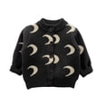 thumbnail image 2 of Esaierr Newborn Baby Girl Printed Cardigan Long Sleeve Button Knit Sweater Coats Top Fall Winter Warm Clothes for 3M-3Y, 2 of 6