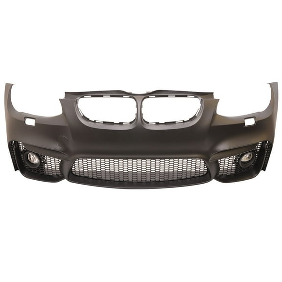 Ikon Motorsports Compatible with 11-13 E92 E93 LCI 2Dr M4 PP Front Bumper Conversion With Fog Light