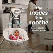 Graco Simple Sway Baby Swing with Plush Seat and Adjustable Speeds, Ivy