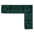 thumbnail image 3 of Sectional Sofa Set, Velvet, Green, Modern Contemporary Urban Design, Living Lounge Room Hotel Lobby Hospitality, 3 of 10