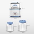 thumbnail image 4 of Enzima de tanque doble de vidrio de gran capacidad para el hogar de la máquina de yogur 2L yeacher Máquina de yogur, 4 of 6
