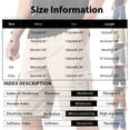 thumbnail image 2 of Homeyce Men's Stretch Cargo Shorts Elastic Waist Drawstring Shorts Summer Outdoor Work Casual Lightweight Big & Tall Cargo Shorts with Multi Pockets Quick Dry Joggers,Brown 2XL, 2 of 5