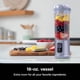 thumbnail image 2 of Ninja Blast Licuadora Portatil Recargable para Smoothies,Batidos,Ninja frappe de cable desmontable USB tipo C, vaso licuadora de 532ml(18 oz) Negro(Reacondicionado) (Lavanda), 2 of 5