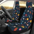 thumbnail image 2 of Pofeuu Space Cartoon Print Automotive Car Seat Covers Flat Cloth Full Set Seat Covers,Car Seat Covers front seats for Cars Trucks and SUVs(Two packs), 2 of 7