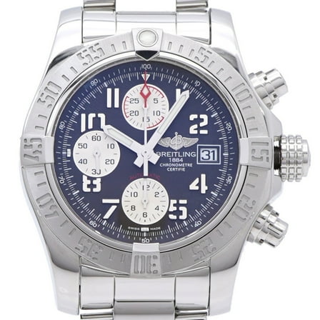 Pre-Owned Breitling Avenger II Chronograph A13381 Automatic Watch in... (Good)