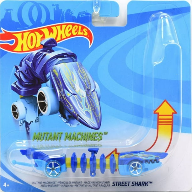 Hot Wheels Mutant Machines Vehicle Street Shark l Unique Slithering