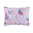thumbnail image 2 of Heritage Club Magical Unicorn Bed in a Bag Set, Twin, Pink, 2 of 3