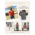 thumbnail image 5 of SUCS Women's Casual Boho Floral Printed V Neck Tops Drawstring Short Long Sleeve T Shirt Blouses, 5 of 5