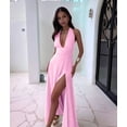 thumbnail image 5 of Long Dresses for Women Perfect for Spring Weddings and Summer Parties Pink L, 5 of 7