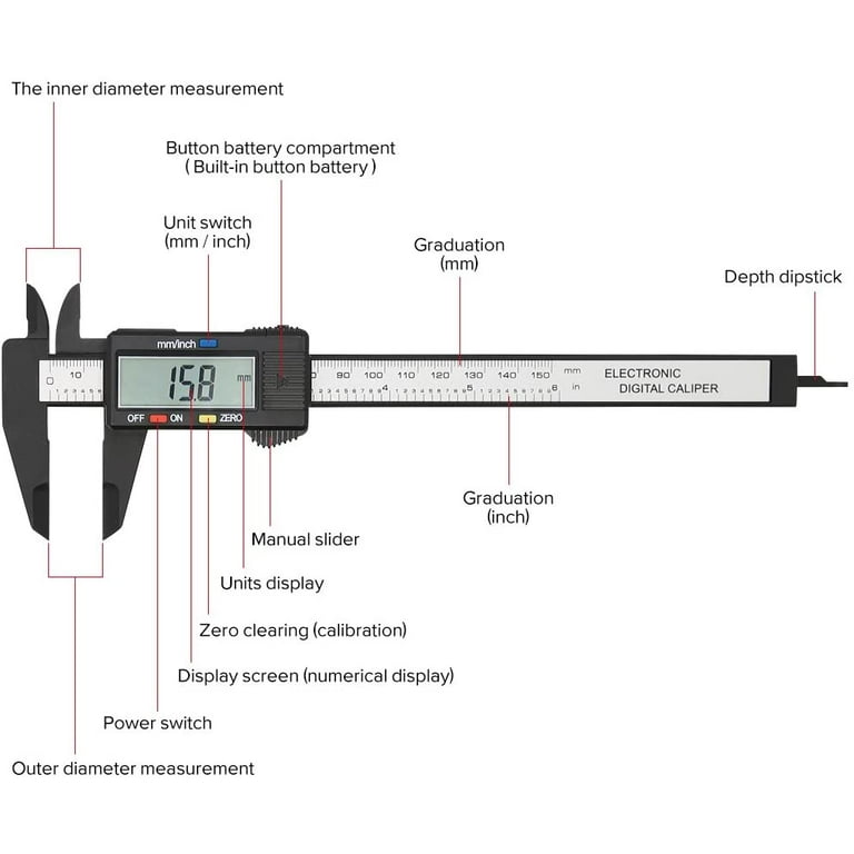 Digital Caliper Parts