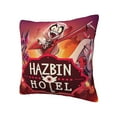 thumbnail image 2 of Throw Pillow Covers 12"x12" Inch, Hazbin Hotel Decorative Pillow Case for Sofa Couch Chair Bedroom Modern Decor, 2 of 7