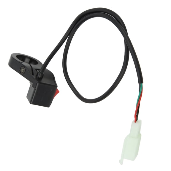 Electric Bike Handlebar Switch, 3,Position Control, 44cm Wire, Fits 7/8" Bars, Reliable Operation