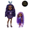 thumbnail image 4 of Rainbow High Littles – Indigo Bailey, Purple 5.5 Posable Small Doll with Purse, Magical Pet Fox, Girls Toy Gift, Kids Ages 4-12 Years, 4 of 5