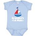 thumbnail image 3 of Inktastic Grandpas First Mate Nautical Sailboat Boys Baby Bodysuit, 3 of 5