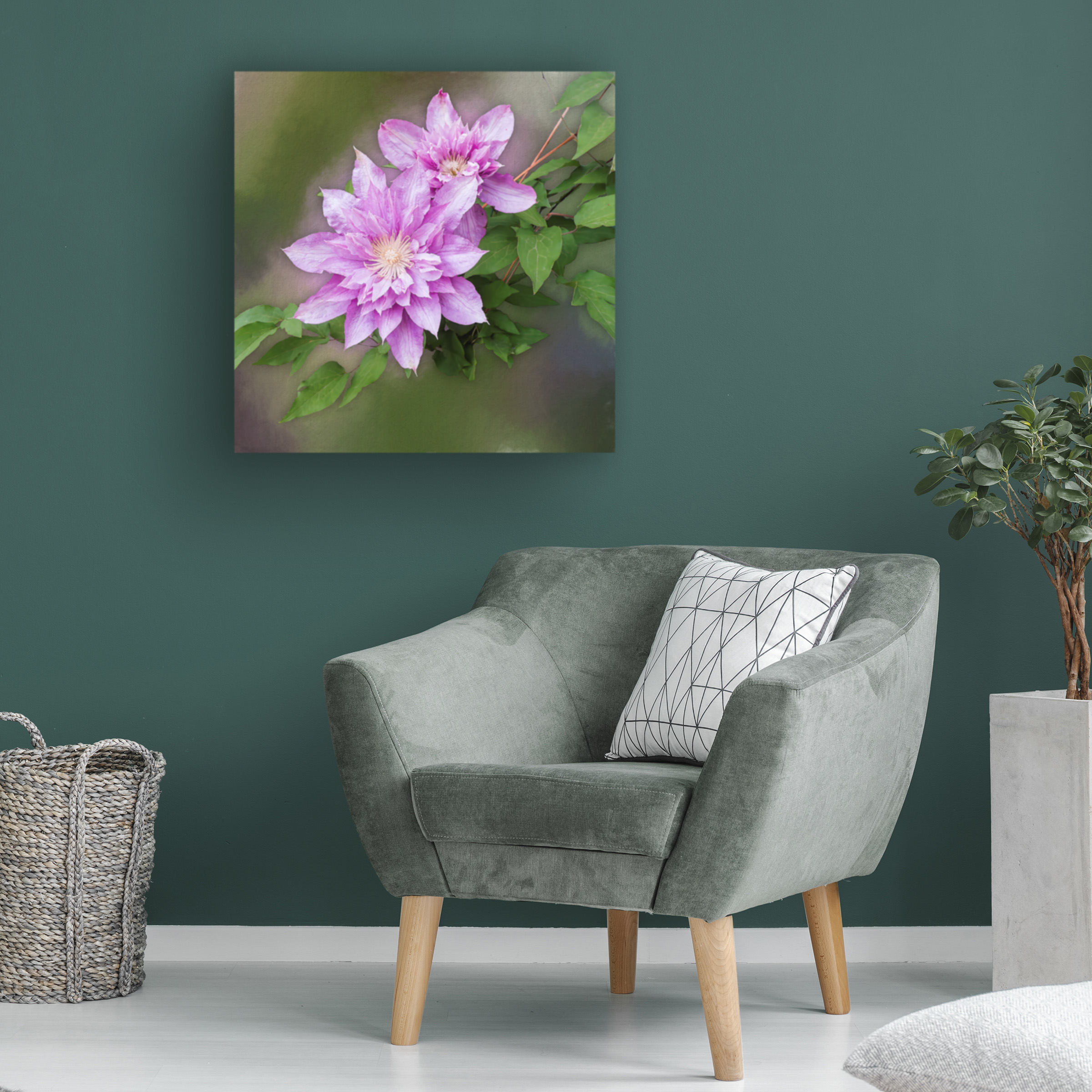 Leslie Montgomery 'Double Clem' Canvas Art