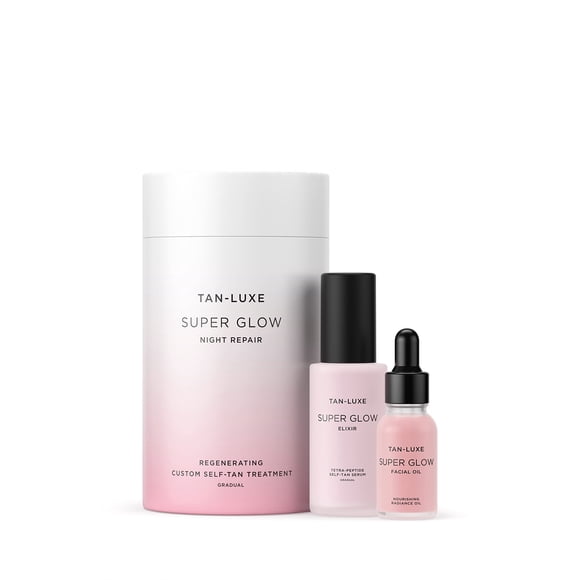 TAN-LUXE Super Glow Night Repair - Regenerating Custom Gradual Self-Tan Treatment, 150ml - Cruelty & Toxin Free