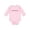 AD-Pink, variant on Sock Monkey Heart Border Boys or Girls Long Sleeve Baby Bodysuit