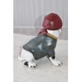 thumbnail image 6 of Nifao French Bulldog with A Pirate Hat Resin Statue – Home Decor Sculpture, 8"L x 5"W x 8"H, 6 of 10