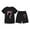 Multicolor, variant on Aihuaihua Girls Outfits Size 14-16 Cute Print Short Sleeve T Shirt Tops Round Neck Casual Summer 2pc Children's Suit Back To School Clothes
