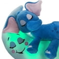 thumbnail image 4 of Happpy Nappers: Lullabrites Moon Pet - Elephant - Blue - Light & Sounds Plush, Sleeping Animal, Plays 3 Lullabies, Color Changing, Day-Night Toy, Kids, 4 of 6