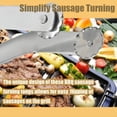 thumbnail image 4 of Pinzas para Girar Salchichas para Barbacoa, para Parrilla para Salchichas para Barbacoa, Pinzas para Embutir Salchichas para Barbacoa, Pinzas Cocina con Manejar para Girar B, 4 of 5