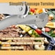 thumbnail image 2 of Pinzas para Girar Salchichas para Barbacoa, Pinzas para Parrilla para Salchichas para Barbacoa, para Embutir Salchichas para Barbacoa, Pinzas Cocina Manejar para Girar, B, 2 of 5