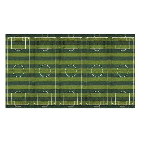 A Soccer Themed Disposable Party Tablecloth A 54X108 Inch For Holiday Background Wall Decoration