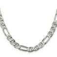 thumbnail image 2 of Primal Silver Sterling Silver 7.75mm Figaro Anchor Chain, 2 of 4