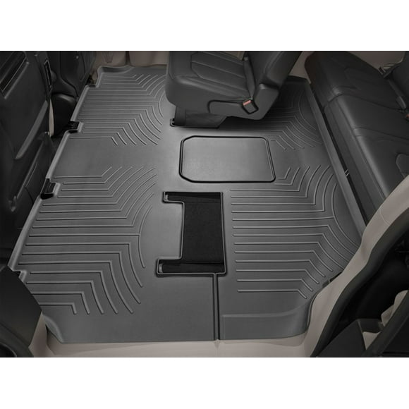 Fits 2017-2023 Chrysler Pacifica Weathertech Floor Liner 449452 FloorLiner; Molded Fit; Black; Thermoplastic Polyolefin TPO Vacuum Formed Material; 1 Piece