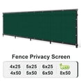 thumbnail image 2 of SUNLAX Privacy Fence Screen 5' x 10' Heavy Duty Mesh Fence Net Cover with Grommets for Patio Porch Pool Backyard Outdoor Chain Link Fence, Dark Green (Customized), 2 of 7