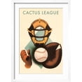 thumbnail image 2 of Art.com Phantom Cactus League Catcher, Arizona Art Print, White Frame Wall Art, 17" x 23", 2 of 5