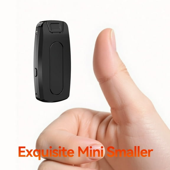 64GB Mini Body Camera - 1080P HD Wearable Security Camera with Motion Detection, 130° Wide Angle, 6H Battery Life, No WiFi Needed (Includes 64GB Card)
