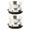 thumbnail image 3 of Adaptadores de cubo NAB de aleación de aluminio pulido profesional de 10 pulgadas para Studer ReVox, Akai y Teac, color plateado., 3 of 14