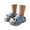 Z-Grey110, variant on Boys Girls Soft Flat Sole Sandals Breathable Cartoon Panda Design Non- Comfortable -On Closed Toe Water Clogs Shoes For Toddler Beach Wear