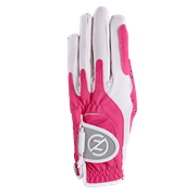 Zero Friction Ladies Golf Glove, One Size, Pink, Left Hand