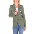thumbnail image 3 of Attitude Unknown Women’s and Women’s Plus Ponte Blazer, Sizes XS-3X, 3 of 5