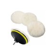 thumbnail image 1 of pcs 6 inch Wool Polishing Pad Polishing Wheel for bit Buffer Accessories with M14 bit Adapter, 1 of 5