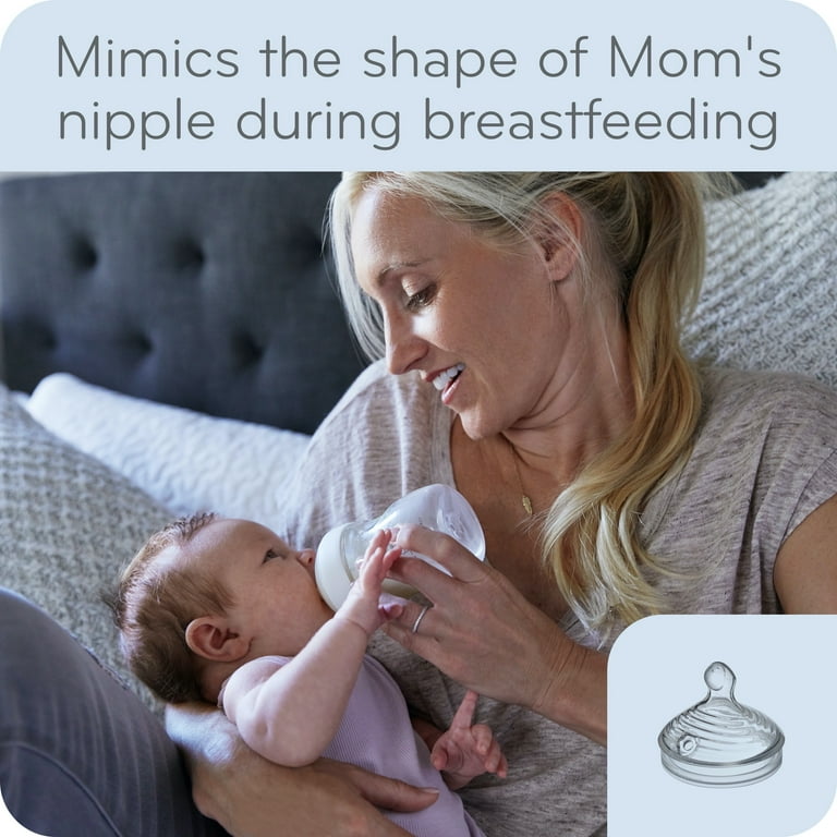 NUK Simply Natural Medium Flow Bottle Nipples 2 Pack