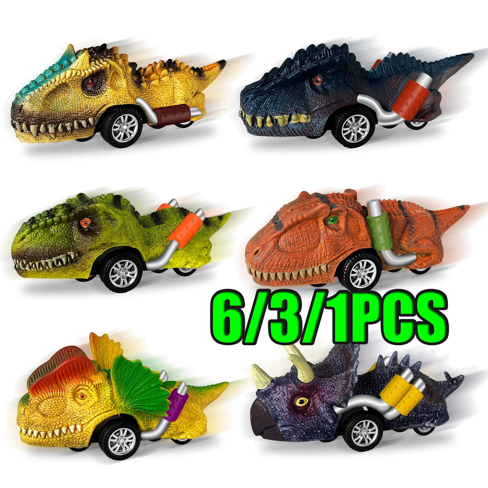 DINORUN Dinosaur Toys for Boys 3-5 - Dinosaur Truck Toy Dinosaur Playset  Gift for Kids 