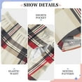 thumbnail image 6 of FORMRS Kids Pajama Pants with Pockets Size 9-10Y Boys Lounge Sleep Bottoms, Red Tartan, 6 of 8