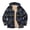 Dark Blue-5, variant on Men's Full Zip Fleece Flannel Jackets Shirt Plaid Sherpa Lined Cotton Hoodies Soft Warm Coat for Men with Hood