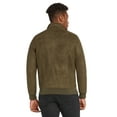 thumbnail image 3 of Men's Faux-Suede Quilted Moto Modern Fit Jacket Coat (Olive, X-Large), 3 of 4