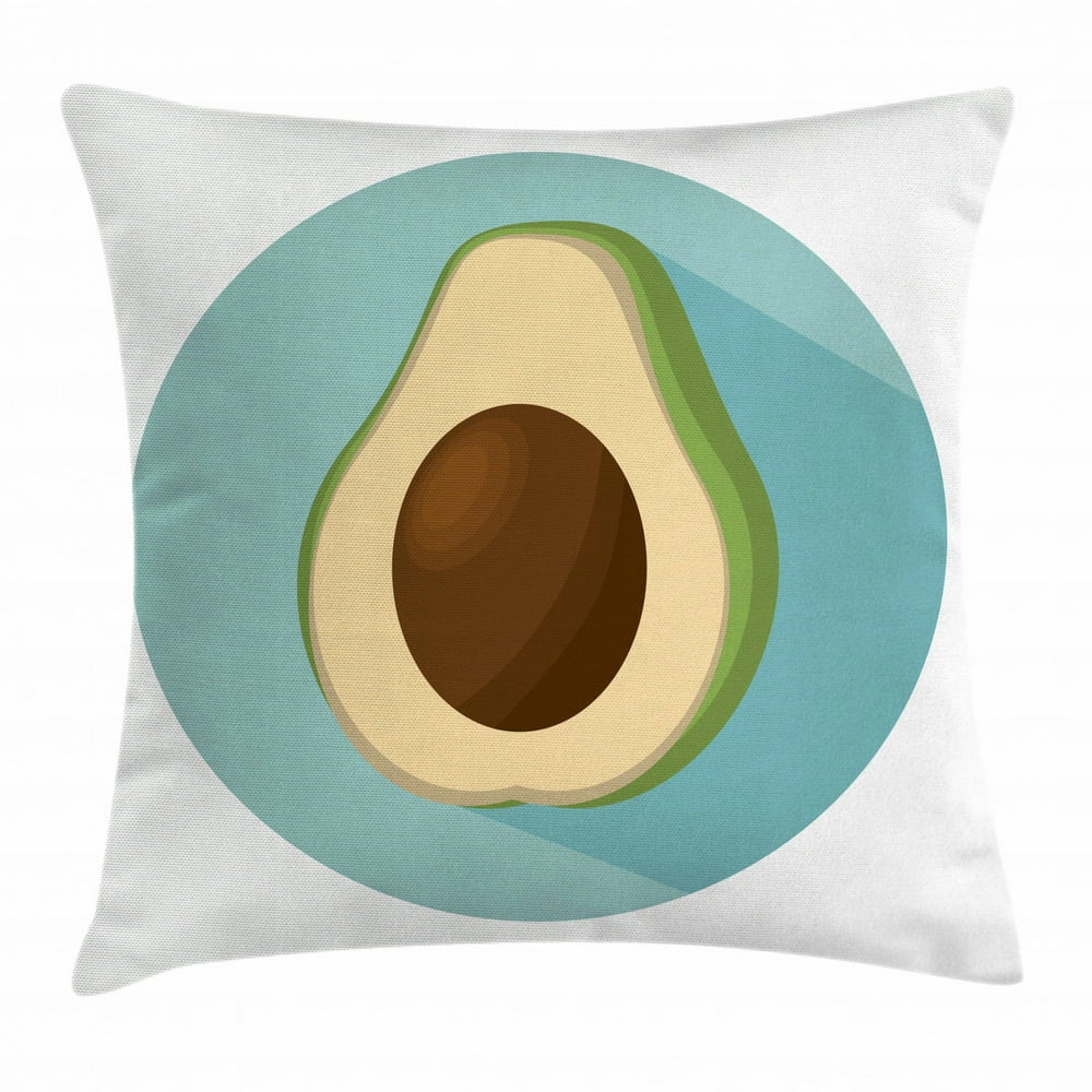 avocado cushion fluffy