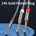 thumbnail image 3 of 3.5mm 1/8" TRS to 2 x 6.35mm 1/4" TS Mono Y Cable 16.4 FT Splitter Cable Compatible with Phone,Laptop,CD Players,Power Amplifier,Mixer,Home Stereo Systems, 3 of 6